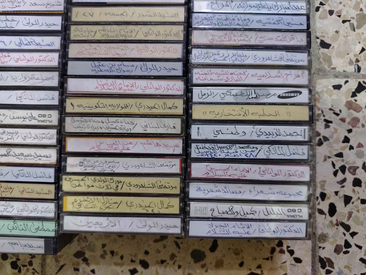 السلام عليكم
كاسيتات حسينية
كاسيت اصلي
نسخ تسجيلات
صوت وضوح نقاوة 100٪
العناوين موضحة بلصورة
سعر الكاسيت الف دينار
العدد 140 كاسيت
ابيع شلع
والسعر بي مجال
العنوان بغداد
الحبيبية
يوجد توصيل
جميع المحافظات
***********
