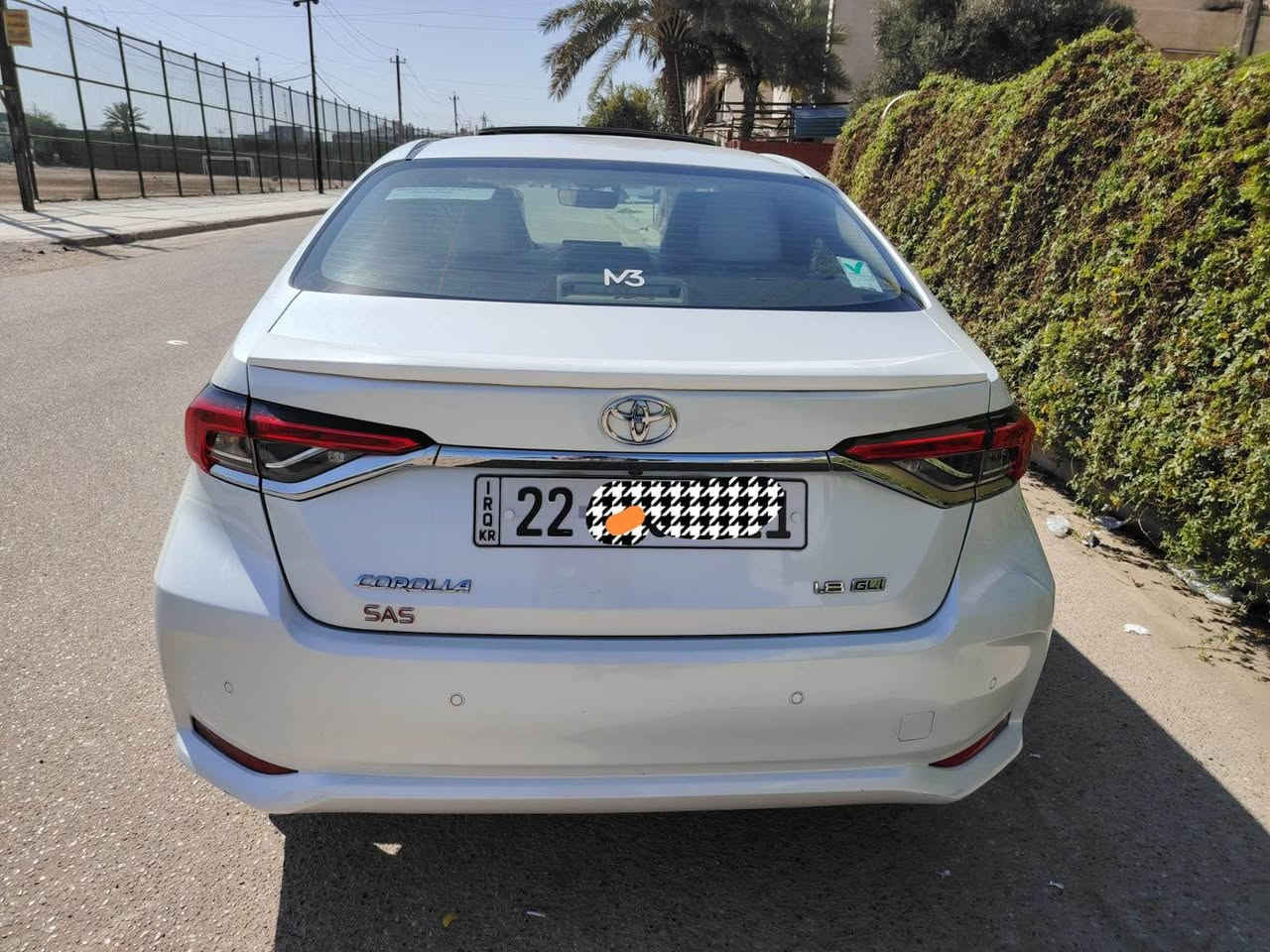 كورلا ساز 2023 خليجيه شماليه.. اربيل..فول موصفات.
مكفوله من الصبغ والتبديل والفتح والشخوط
محرك 1800..
بصمه تشغيل.. 
فتحة سلايد..
دشبول دجتل..
ويل كب..
ماشيه 24 الف..
تبريد خلفي امامي..
شاشه وكامره.. 
حساس خلفي .. 
البجم لد والبك.. 
محرك وكير برغي ممفتوح بيه وتبريد وتدفئه ومي الشركه.. 
للبيع سنويتها لل28.. 
مكاني بغداد الكرخ حي الجهاد
الشراي يتصل ويدلل.. 
*********** بغداد, العراق
