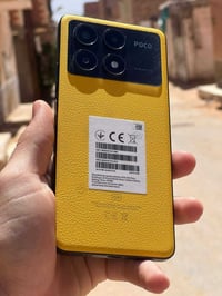 poco x6pro ذاكرته512 نضيف جداً المفتوح لامصلح جديد غراضه كامله الاصليه...