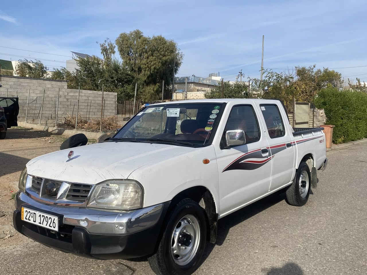 نیسان پیکەب 2012بۆفرۆشتن سەیارەکی زۆرپاکو خاوینە
پارچەرەشە لەسەر ساخی قنجی نیەپێشوپشی کەپسە گیرومەکینەوتەقەورەقەی بەشەرت مەکینەی نەکراوەتەوە بەس ماشالله ی دەوێ رەقەموژینگەو رێگاوبانی هەموی نوێیە بەناوخۆمانە ماڵی دۆستە بۆزانیاری زیاتر پەیوەندی بکەبە 
رەقەم *********** شوێن هەولێر
