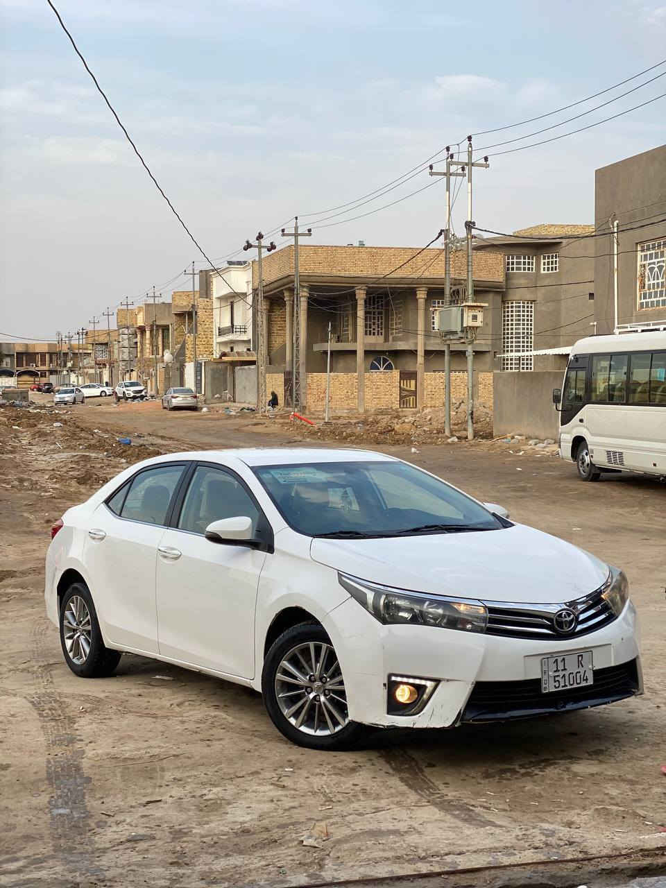 السلام عليكم 
كورلا موديل 2014
ياباني اصل شركه العامه
كفاله عامه 
محرك 2000 مامفتوح
السياره جاهزه تبريد حداديه  كله كفاله
تخم تاير جديد
تحكم  استيرن 
بصمه عدد 2
كشن جلد لونين
لد امامي خلفي
اشاير بلمري  مري شفط
شاشه كامره خلفيه

السياره فول للخير حته بصمه من عده الفتحه 
السياره ماشيه 170قابل للزياده
رقم بغداد بسمي سنويه لل2029
العنوان الديوانيه مركز 
الاستفسار ***********
