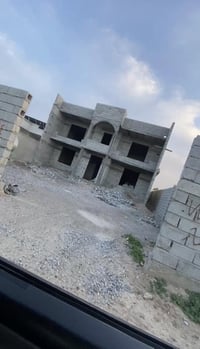 هيكل 500 متر  للبيع حي بدر - شارع مول حسين - خلف الملعب الخماسي الطابق...
