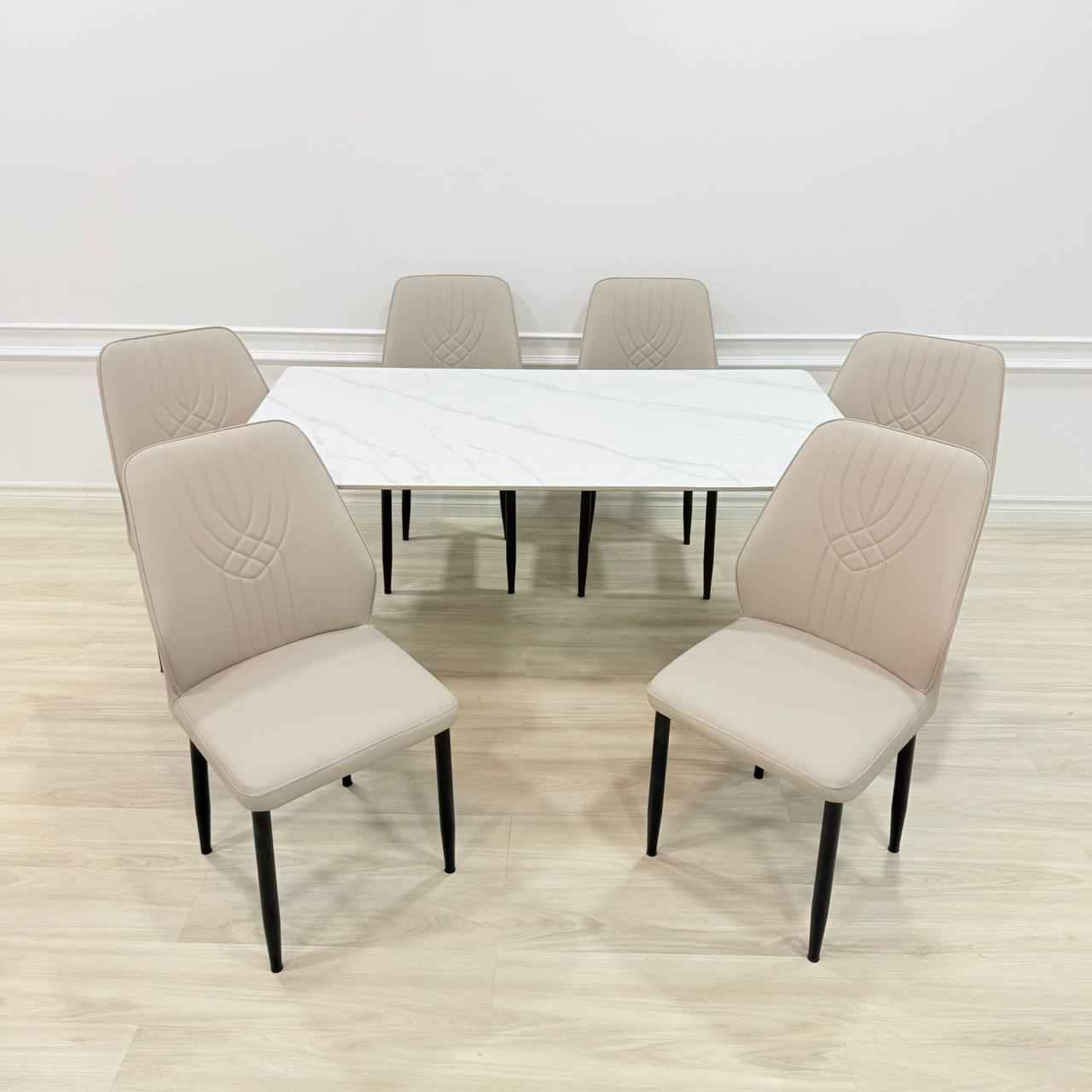 ميز طعام 6 كرسي رجل حديد سطح رخام مزجج 
قياس الميز 80*140 سم 
السعر 265 الف
توصيل بغداد مجاني 5اطراف محافظات 20 
للحجز والاستفسار مراسلة الصفحة الرئيسية بغداد, العراق


**إذا كنت صاحب هذا الإعلان وتريد حذفه لأي سبب، رجاءا أرسل رسالة إلى الدعم الفني**