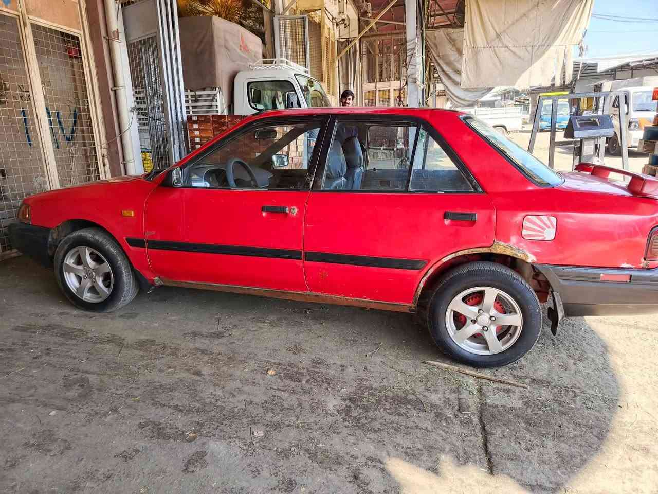 السلام عليكم مازده البيع 323
موديل 1992
محرك بي خيط تبخير
كير خير من الله
صدر جديد خلفي وامامي
تخم تايرجديد
باتري جديد
تخم تاير جديد
غرفه جديده
***********
