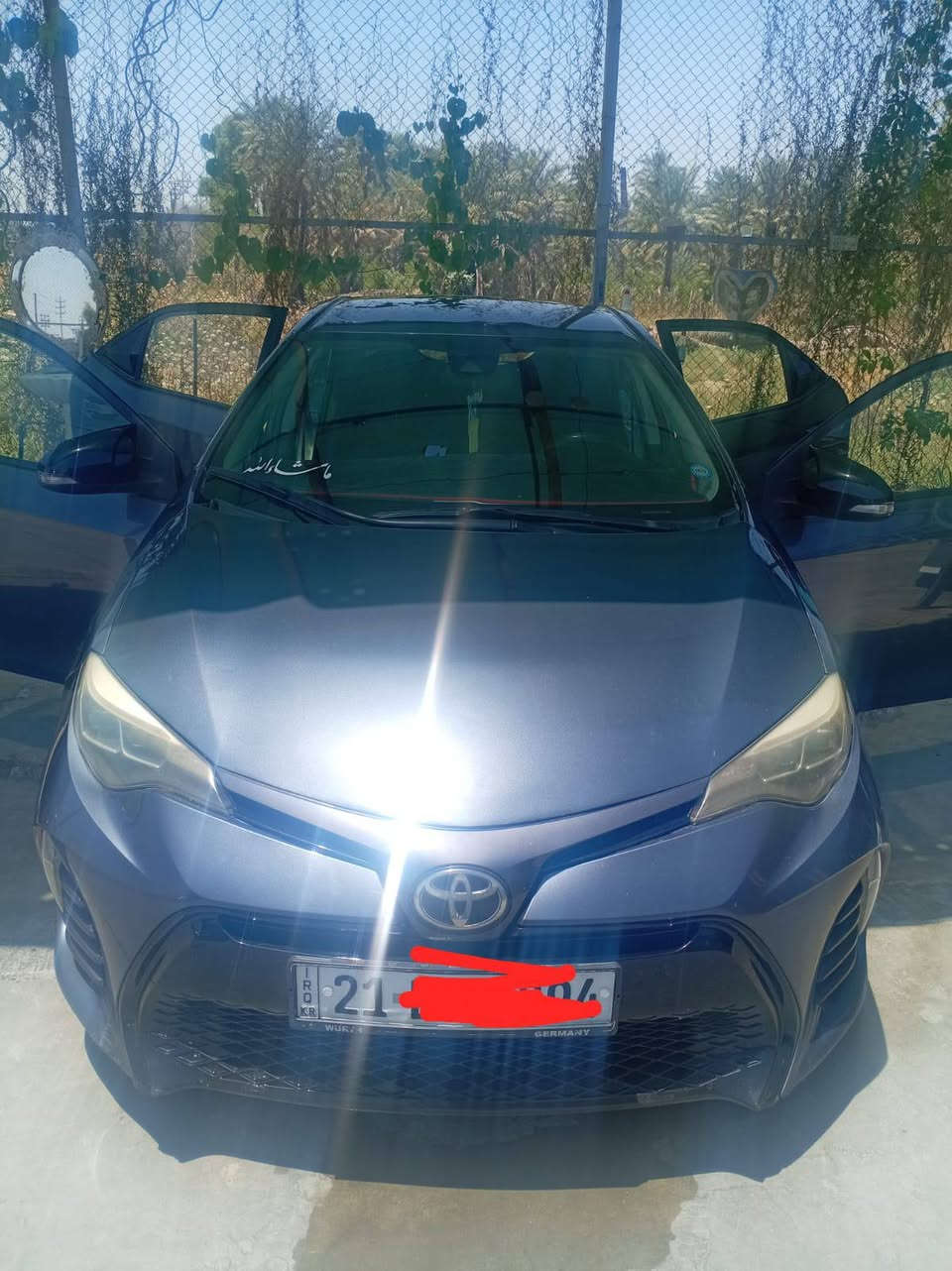 ‏‎   ‏  السلام عليكم ورحمة الله وبركاته
——— لـلـبـيع  ———

تويوتا كورولا.        — Toyota Corolla

‏‎وراد أمريكي.          —  ايرباك سليم  

‏‎الموديل                —  2019

فئة                       —  SE   

حجم المكينه              _V4/2000 

حالة السياره.    — صبغ ((بنيد - باب خلف سايق ))

‏المواصفات 
-كشنات جلد 
-شفتات ستيرن 
-ستيرن تدفئه 
-ليد نهاري 
-شاره بالمرايه 
‏‎-تبريد منفصل 
‏‎-تحكم ستيرن جهتين 
‏‎-تحديد سرعه 
‏‎-مانع انزلاق 
-رادار امامي 
‏‎-تحديد مسار 
- تنبيه ما قبل الاصطدام
‏‎-كامره خلفيه
‏‎السعر            — 140$بيها مجال 
رقم السياره    — السليمانيه
‏‎موقع  السياره — ديالى المقدادية 
الاستفسار _ *********** متوفر واتساب
