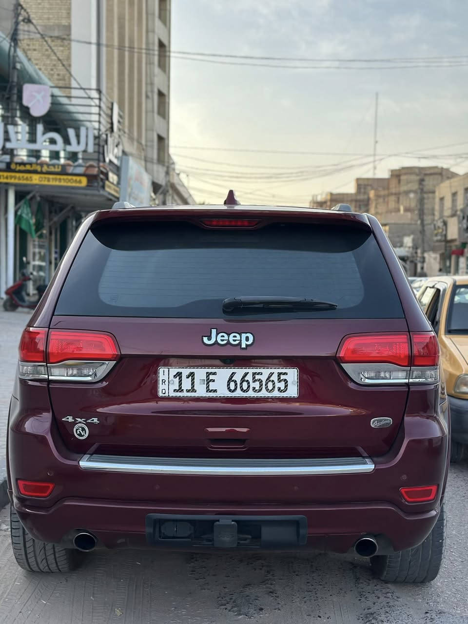 السلام عليكم
جيب اوفرلاند 2018 للبيع 
السياره مكانها نجف 
رقمها بغداد بأسمي 
حادثها جاملغ خلفي عكس السايق فقط 
فول مواصفات بانوراما رادار امامي 
سعرها 210$ وبيها مجال بسيط 
للاستفسار :- ***********
