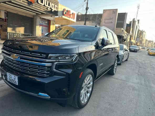 تاهو بريمير 2023 ( خليجي ) وكاله المنصور 
كفالة عامة ماشية 30 الف كم 
بدون صبغ بدون تبديل (فقط بارد اسفل الباب شبر)
مغلفه ppf من هيه وزيرو يم مركز xenon world 
رقم بغداد جديد سنويه بسمي 
حجم المحرك V8 5.3L  فول مواصفات 
المواصفات /
مفتاح التشغيل بصمة  
تشغيل عن بعد  
بانوراما  
فتح الصندوق كهرباء وبالقدم  
دفع رباعي  
حساسات أمامية  
حساسات خلفية  
لايت زينون + LED  
بك لايت LED  
دخول بصمة ذكي  
حساسات ضغط الاطارات  
اشارة في المرايا الجانبية  
المرايا قابلة للطي كهرباء  
ماسحة خلفية  
تنظيف الكاميرا الخلفية بالماء  
عدد AIR BAG 8  
نوع الكير/ بيانو  
هاند بريك كهرباء دكمة  
دشبول شاشة ديجيتال  
شاشة Apple Car play  
شاشات خلفية ترفيهية  
شاشة عرض على الزجاج الأمامي (Data Show)  
كاميرا دوارة  
5 كاميرات 360  
كاميرا في المرآة الوسطية  
الانارة الداخلية LED  
مقود جلد حياكة  
شفتات خلفية للمقود  
مثبت السرعة Cruise  
المودات والاوامر الصوتية  
شاحن هاتف Wireless  
مخارج منفذ للطاقة  
عدد المقاعد 8  
المقاعد جلد  
حركة المقاعد جميعها كهرباء  
تدفئة وتبريد المقاعد الأمامية والخلفية  
ذاكرة وضعية مقعد السائق  
ثلاجة  
تبريد مناخين منفصلين  
3 قطع تبريد  
أوضاع القيادة Drive Mode  
أوتو هولد Auto Hold  
رادار  
نظام الدوسات كهرباء  
تحذير النقطة العمياء  
نظام مانع الانزلاق  
نظام نزول المنحدرات  
نظام تحديد المسار  
نظام اطفاء وتشغيل المحرك التلقائي 

مكان السياره بغداد الاعظميه 
للاستفسار الاتصال فقط غير متوفر على الفيس
السعر (620) 
(***********)
