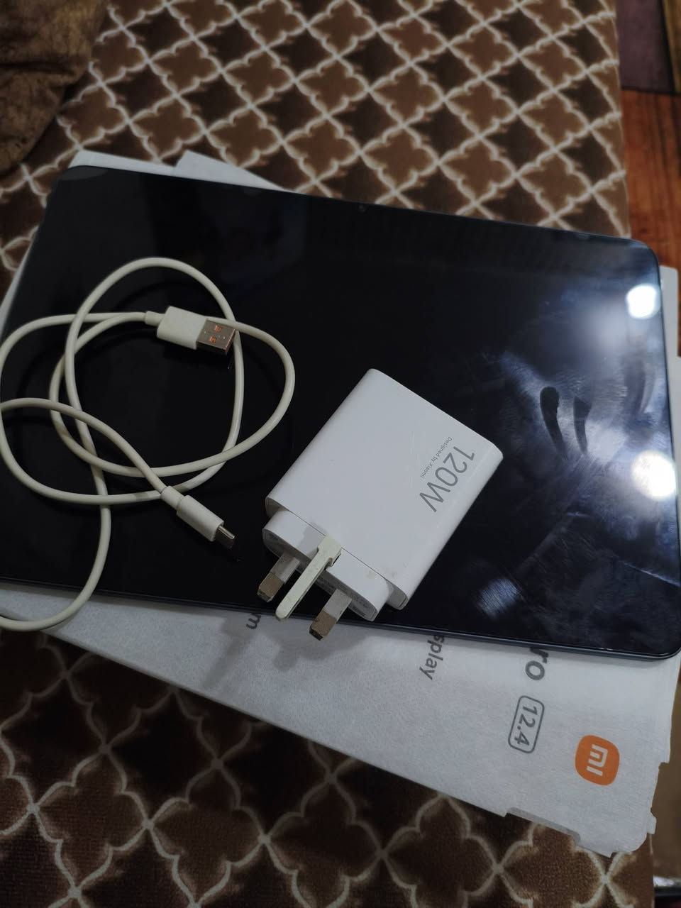 السلام عليكم
ايباد شاومي باد 6برو 📱
 استعمال اسبوعين  النضافه 100%
مواصفات الايباد كدامكم ملاحقات كله كامله 
السعر 550 وبي مجال ومايكون خاطركم الطيب الاستفسار هاذا الرقم👇 ***********
