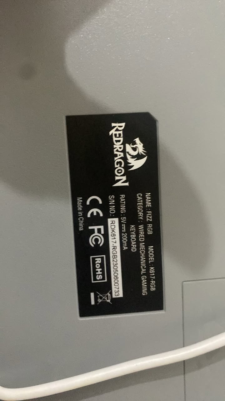 ماوس وكيبورد للبيع
الكيبورد من شركه 
REDRAGON
والماوس من شركه
CORSAIR
الماوس يجي بلوتوث وايرلس
نضافتهن 95/95بلميه
ماصارلهن هواي للبيع 
انطي سعرك وخذهن مكاني حله 
قضاء الكفل
7758947897


**إذا كنت صاحب هذا الإعلان وتريد حذفه لأي سبب، رجاءا أرسل رسالة إلى الدعم الفني**
