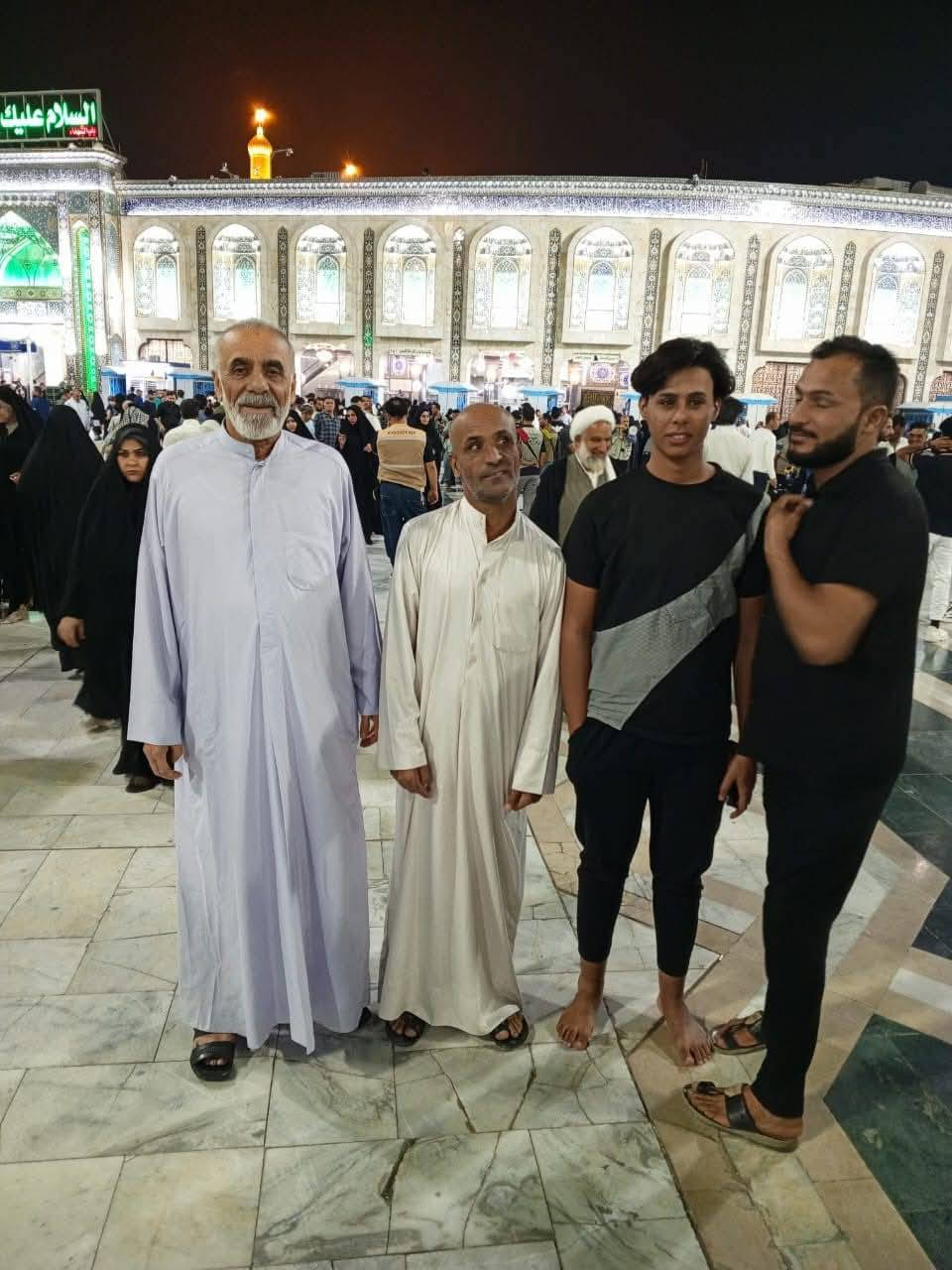 نشالله يوم الأحد بليل تنطلق حملت  سامراء وسيد محمد مبيت بغداد والعلويه شريفة مبيت بكربلاء والكوفه ونجف ومقبره تصل ***********
