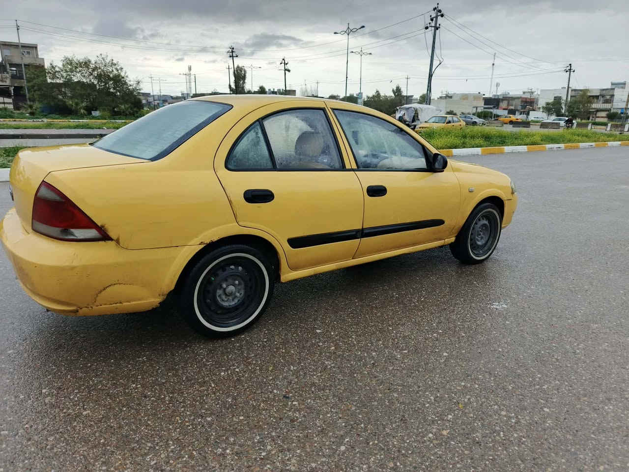 نيسان صني تاكسي رقم ديالى مشروع وطني
محرك وكير بشرط اوتوماتيك   سعر 69
 تبديل قطعتين بدون دواخل ***********
