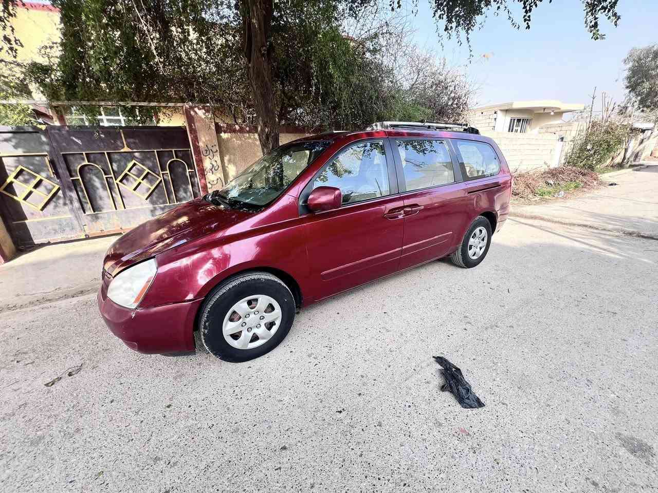 كيا سيدونا 2007
رقم بغداد دولي بأسمي 
ضرر جاملغ امامي وبنيد
صبغ حزام
السيارة مكينة 3800 بيهة صور رواجز بس الصبح
شادلهة منظومة غاز 120 لتر 
تخم تاير كير صدر كلة مكفول
السعر 120 وبيهة مجال
مكان السيارة ديالى بعقوبة قرب تقاطع القدس
***********
