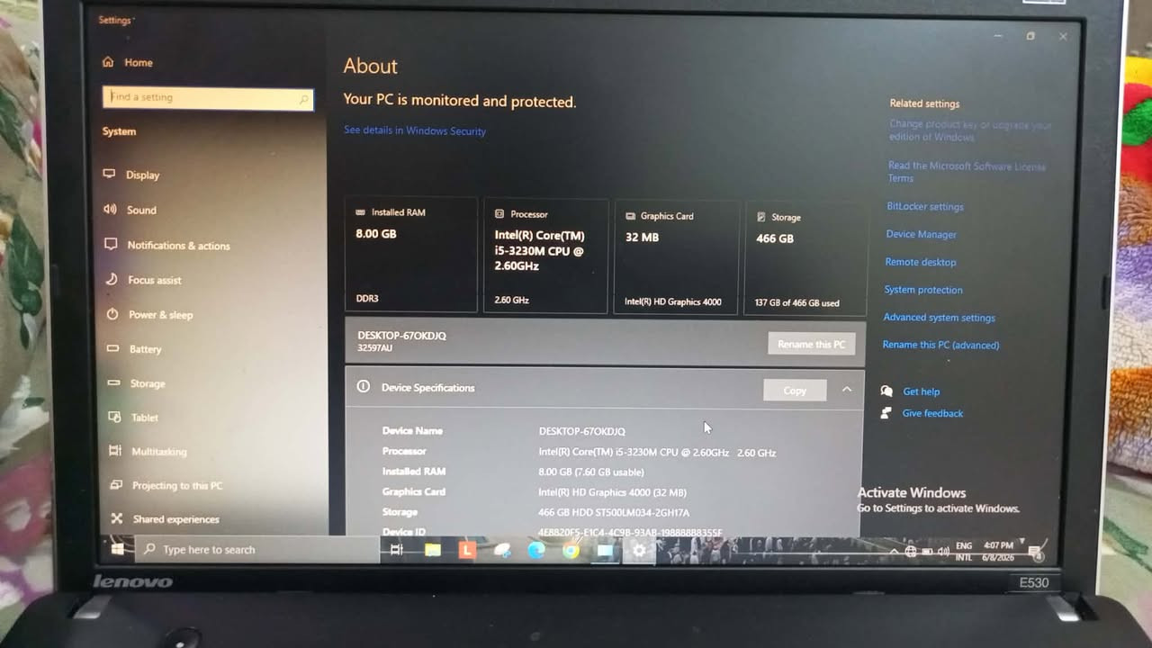 :

💻 لابتوب عملي وشاق Lenovo ThinkPad E530 للبيع

الجهاز معروف بقوة تحمله ومناسب جداً للدراسة، التصفح، البحوث، البرمجة، والمهام اليومية.

المعالج: Intel Core i5 (الجيل الثالث)

الذاكرة (الرام): 8 جيجابايت (سريع جداً في فتح التنقل بين البرامج)

الهارد: 500 جيجابايت HDD (مساحة كبيرة للخزن)

الشاشة والبطارية: بحالة ممتازة والشاحن الأصلي متوفر.

النظافة: الجهاز نظيف وشغال 100% بدون أي عيوب أو مشاكل.

💰 السعر: 125 ألف دينار عراقي (وقابل للتفاوض البسيط للشراي ).

📍 الموقع: [بغداد الشعله]

📞 للتواصل: [*********** متواجد علئ واتساب ]
