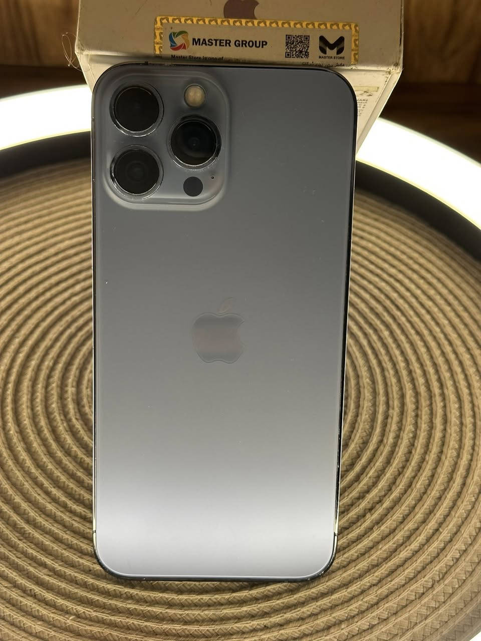 السلام عليكم13برو ماكس اللون بحري مميز
أمريكي 
ذاكرة : 512
بطارية 81% بلاديه 
مبدل شاشة تفصيخ من جهاز ل جهاز  فيس ايدي شغال يقره بس ماياخذ يرادله تنضيف والكامره مستبدله اصليه
نضافه الجهاز %98 كلش نضيف السعر  550وبي مجال بسيط للشراي انشالله🏘️مكاني بغداد حي الاعلام ☎️للاتصال  *********** فقط واتساب توصيل ماعندي
