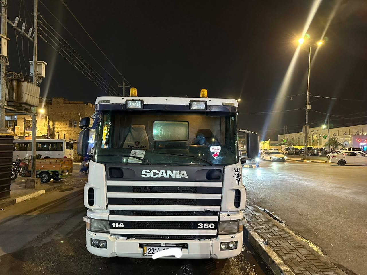 سلام عليكم
سكانيا للبيع موديل ٢٠٠٣ سنويه جديده سياره كفاله  كامله وجاهزه رقم هاتف ***********
