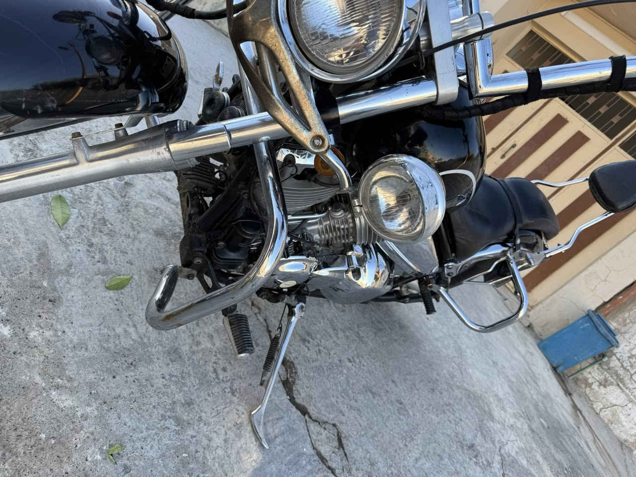 للبيع ادراك استار  دراجه نضيفه مثل ما موضح بل صور مكاني موصل رقم وسنويه دياله شرط التحويل ما اعوزه برغي السعر 22$ التواصل على الرقم /(***********)
