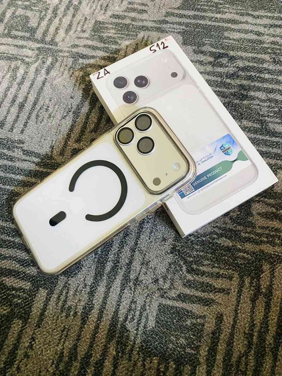 سلام عليكم آيفون 17برو ماكس جهاز مستخدم 12يوم ذاكره تك خط 512بطاريه 100عدد دورات الشحن 7  جهاز نضيف جهاز مغلف كامل سعره مليونين250مع كفر ورأس شاحنه الاصليه مكاني بيجي 
***********
