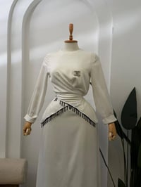 فستان قطعتين • ستن • مقاسات ٣٨-٤٨