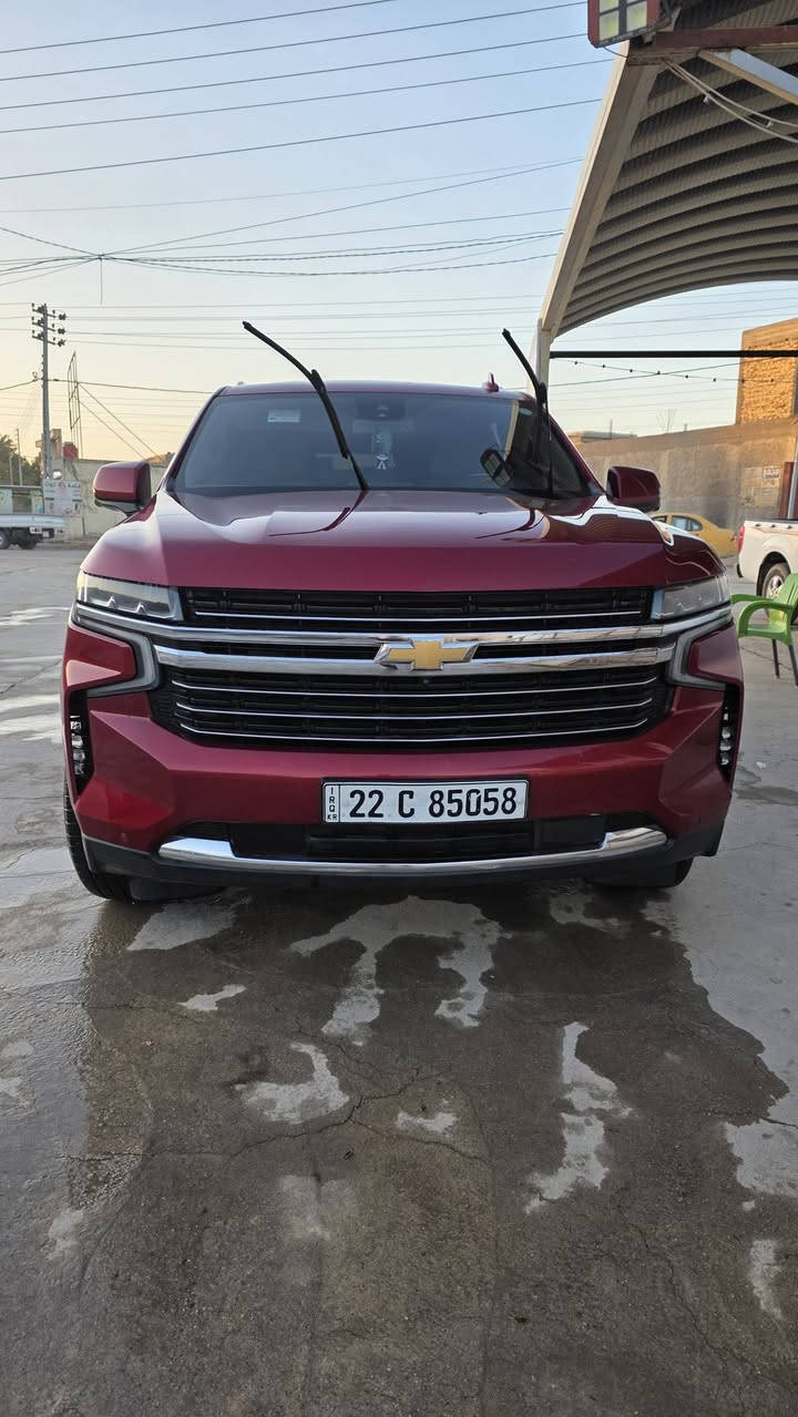 تاهو 2021 Tahoe 
للبيع او المراوس( بلاسايد او توليرايد او سرونتو)  حديث 
وارد أمريكي لون احمر بدون حادث كلين تايتل 
بيها بوسه + شخط والباقي مكفول 
مواصفات LT فول 1/1
١_بانوراما سقف طويل 
٢_كشنات جلد +كشنات كهربائية
٣_ 5بصمات 
٤_شاشه كبيره وشاحن وايرلس 
٥_ جنطه كهربائية
٦_ويل كروم حجم 20 
٧ كشنات منفصل VIP 
محرك 5300 المرغوب 
رقم اربيل باسمي تحويل ثاني يوم سنويه جديده 
السياره مضلله رسمي 80% وبيها كتاب من المرور 
السعر 405 وبيها مجال 
***********
