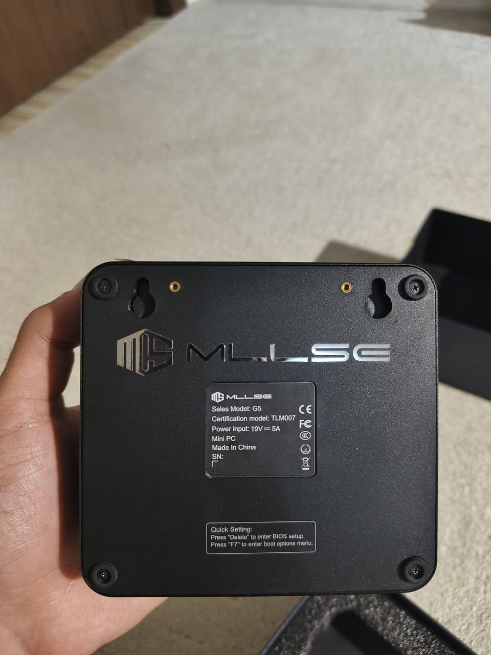 Mini pc mllse G5
معالج جيل ١٣ قوي intel i5 1340p 
16gb ram 
512gb ssd m.2 

السعر ٢٥٠ الف


**إذا كنت صاحب هذا الإعلان وتريد حذفه لأي سبب، رجاءا أرسل رسالة إلى الدعم الفني**