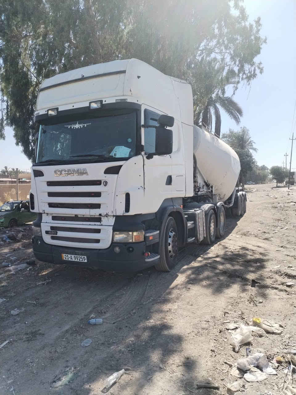سكانيه2006 سايلو لبيع محرك اربع خطوط كير ثلاجه دخليه سياره جاهزه من كلشي سعرها السياره بشغل  لبيع او مراوس بصهريج سنويه جديده لحد الان 30 الاتصال ***********
