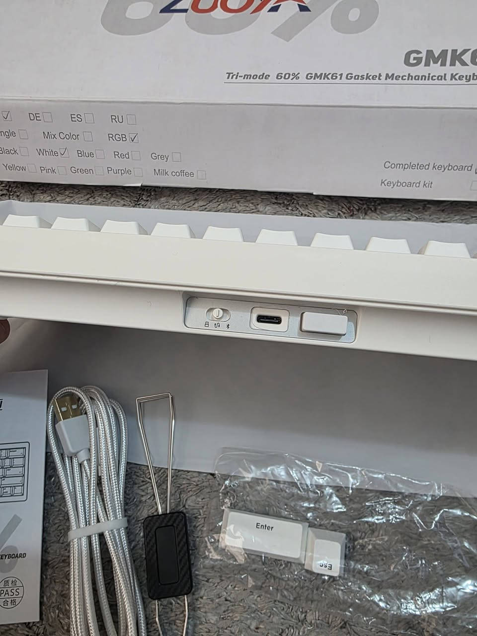 كيبورد ZUOYA GMK61 شحن تاب سيRGB
ثلاث انظمه للربط بلوتوث ،،واير،،  فلاش يواسبي
سعره 35 الف 
توصيل موجود


**إذا كنت صاحب هذا الإعلان وتريد حذفه لأي سبب، رجاءا أرسل رسالة إلى الدعم الفني**