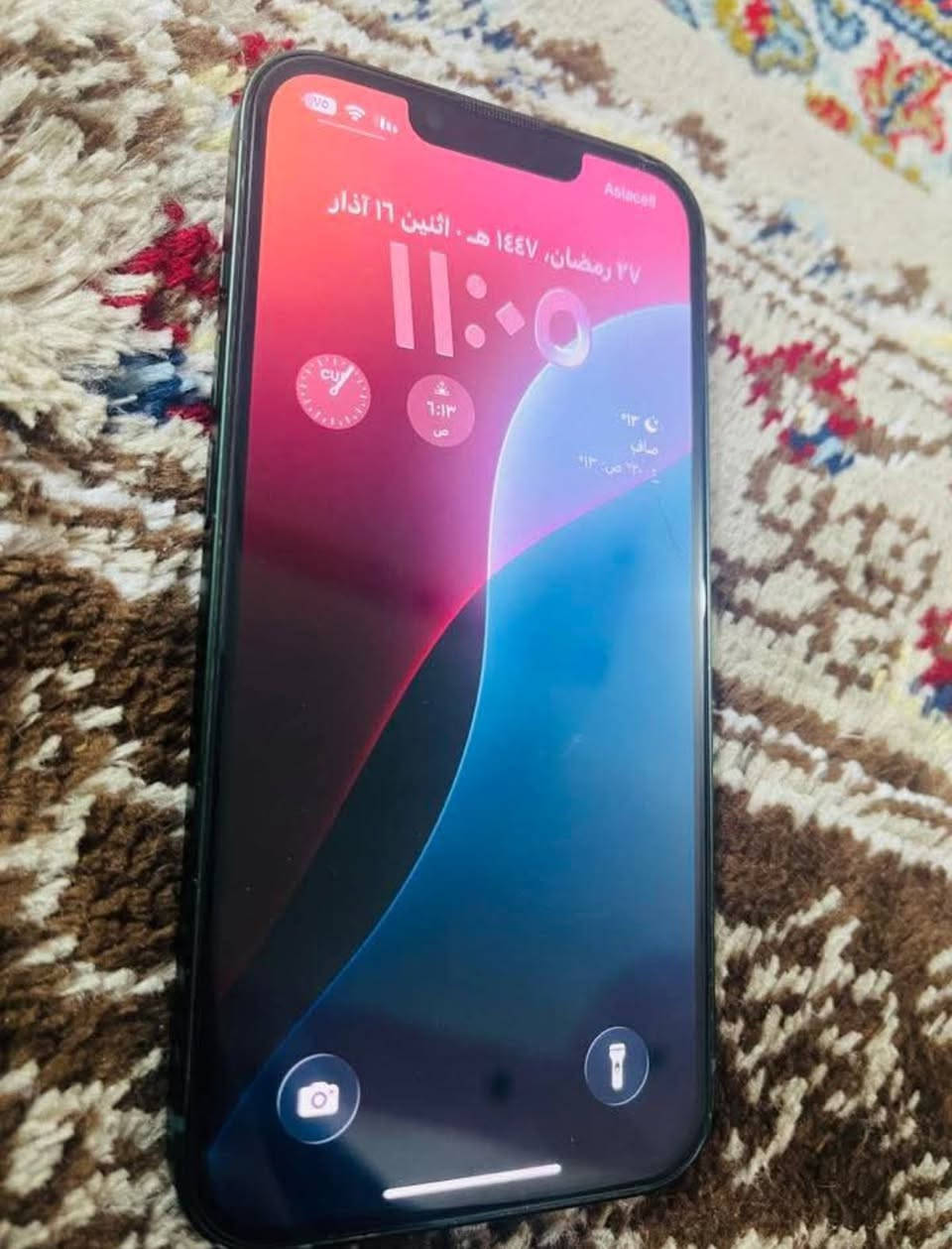 السلام عليكم نشر بسبب إلي يحجز الجهاز و دزه له ما يستله الله لا يوفقه
لبيع إيفون 13عادي 
الذاكرة ١٢٨ 
الجهاز فقط مبدل بطاريه(94) 
الباقي كله بلادي 
ألون الجهاز مثل إلي بل صوره 
لبيع الجهاز خلي سعرك و تدلل و يوجد توصيل حسب مكانك 
بس ما طلع طلب إذا ما ادز رصيد لو ثبات إلك راسلني و تدلل


**إذا كنت صاحب هذا الإعلان وتريد حذفه لأي سبب، رجاءا أرسل رسالة إلى الدعم الفني**