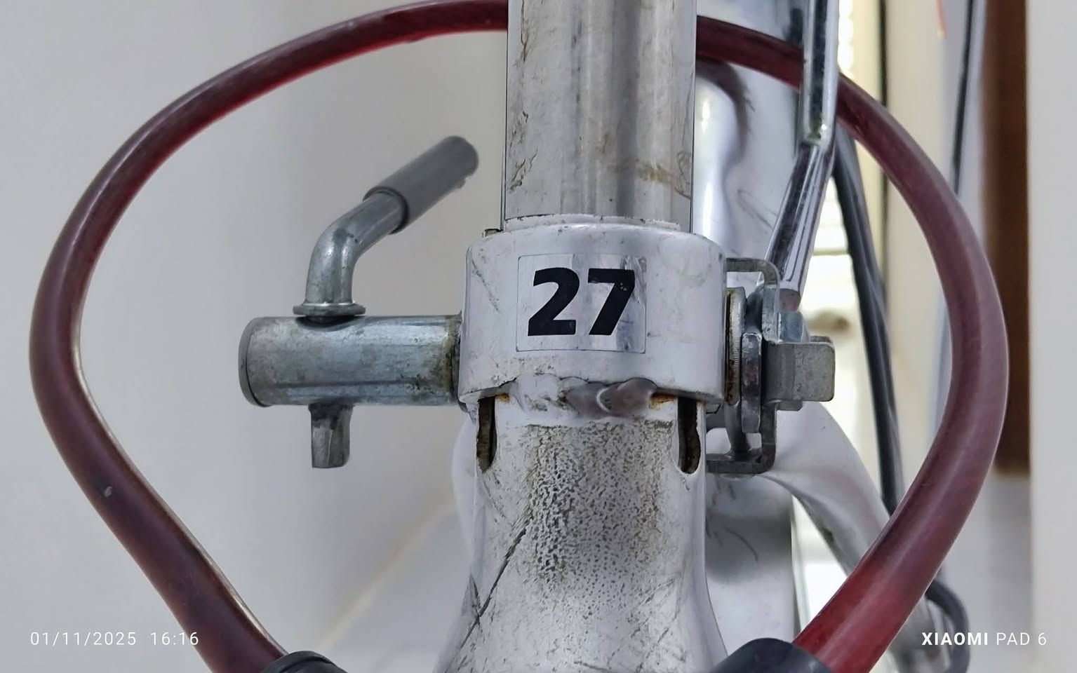 بايسكل الالمنيوم بل كالم  قياس 27
يجي بدون العكرب والجرس 
السعر : 95 وبيه مجال
الموقع : الكوت الخاجيه شارع 40 
للتواصل : ماسنجر


**إذا كنت صاحب هذا الإعلان وتريد حذفه لأي سبب، رجاءا أرسل رسالة إلى الدعم الفني**