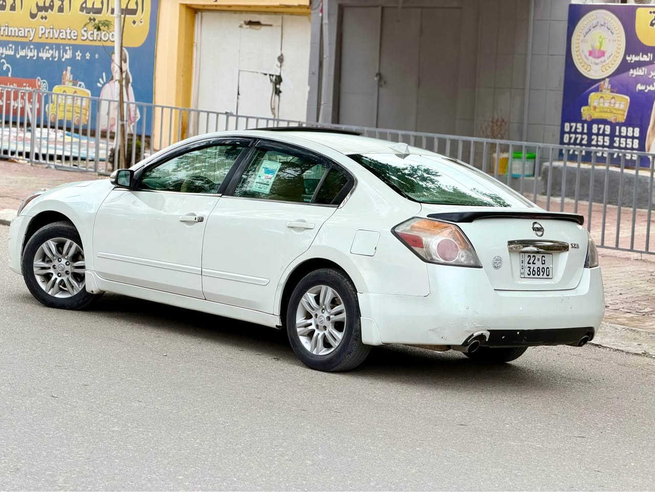 نيسان  التيما  موديل 2012
سيارة فول فول ماسفات 
بةصمة سلايت فول 
سةنةوي رةقةم  جديد لحد 2030هةزة جديد 
حجم محرك 4 سلندر 2500
كير محرك   مكفولة كفالة 
سيارة بي  5قطعة سبوغ اني بيع حيزام بدون شاصي بدون ارباك 
سعر كلش مناسب 76مةجال بسيط
عنوان  كركوك رةحيماوا 
***********
***********
خابر تدلل كركوك, العراق
