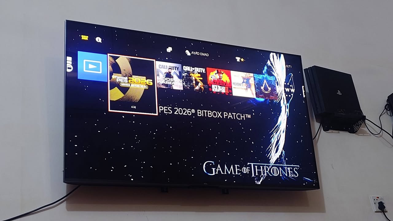 بلي 4 برو مهكر اصدار 11 لوك ستيكر ملحقاته جوستك الاصلي والكيبلات بي 10 العاب قوية مع يوبي اس حجم 1500 للبيع السعر 420 مجال بسيط واذا بدون يوبي اس 365 الف عنواني بغداد اي استفسار عالرقم ***********
