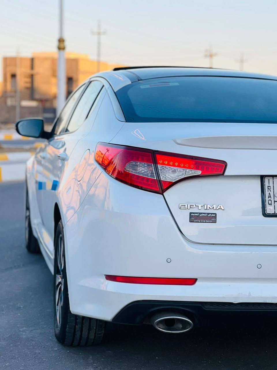 السلام عليكم
للبيع كيا اوبتيما ٢٠١٢ خليجي مكفوله ما عدا جاملغ امامي ايمن صبغ فول 1/1  محرك ٢٤٠٠ دوش جديدة بمعنى الكلمة  تخم تاير حدادة تبريد كير محرك كله جديد

مكانها الناصرية مركز المدينة
السعر ١٣٣ وبيها مجال
*********** //***********
