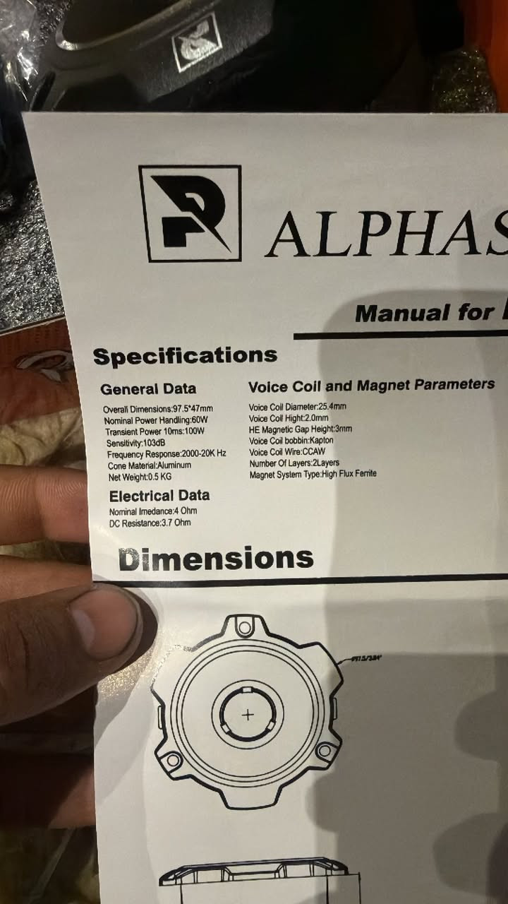 السلام عليكم
سوبر تويتر 3.5 انج 
110 واط 60 ارمس سعره الزوج 55 الف ومتوفر توصيل لجميع المحافظات ***********
