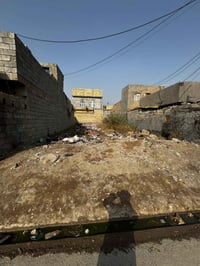 قطعة للبيع المساحه 200العرض 8والنزال25المكان الحسينية المعامل شارع الج...