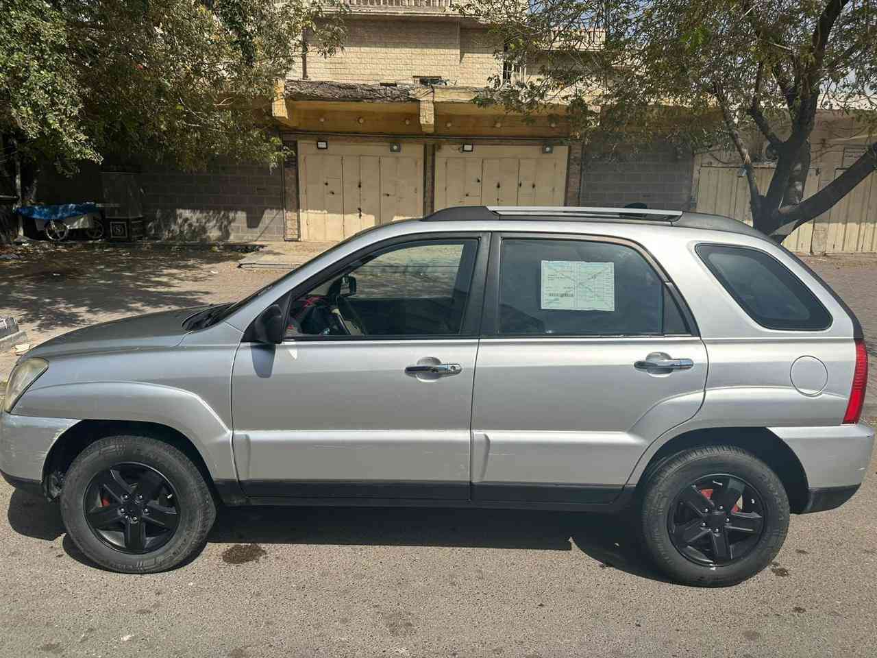 سبورتج 2009
مكينة 2000 دوش
السيارة بحالة جيدة مكينة كير تبريد باتري جديد داينمو جديد تايرات جدد هزه جديدة سنويا 2030 بدون ضرر مصبوغة بسبب الجراد مرفق السونار 
العنوان بغداد شارع فلسطين قرب ساحة الموال 
***********
علما ان السيارة مال بنية وبسمي تحويل مباشر 
السعر 110 وبيهه مجال
