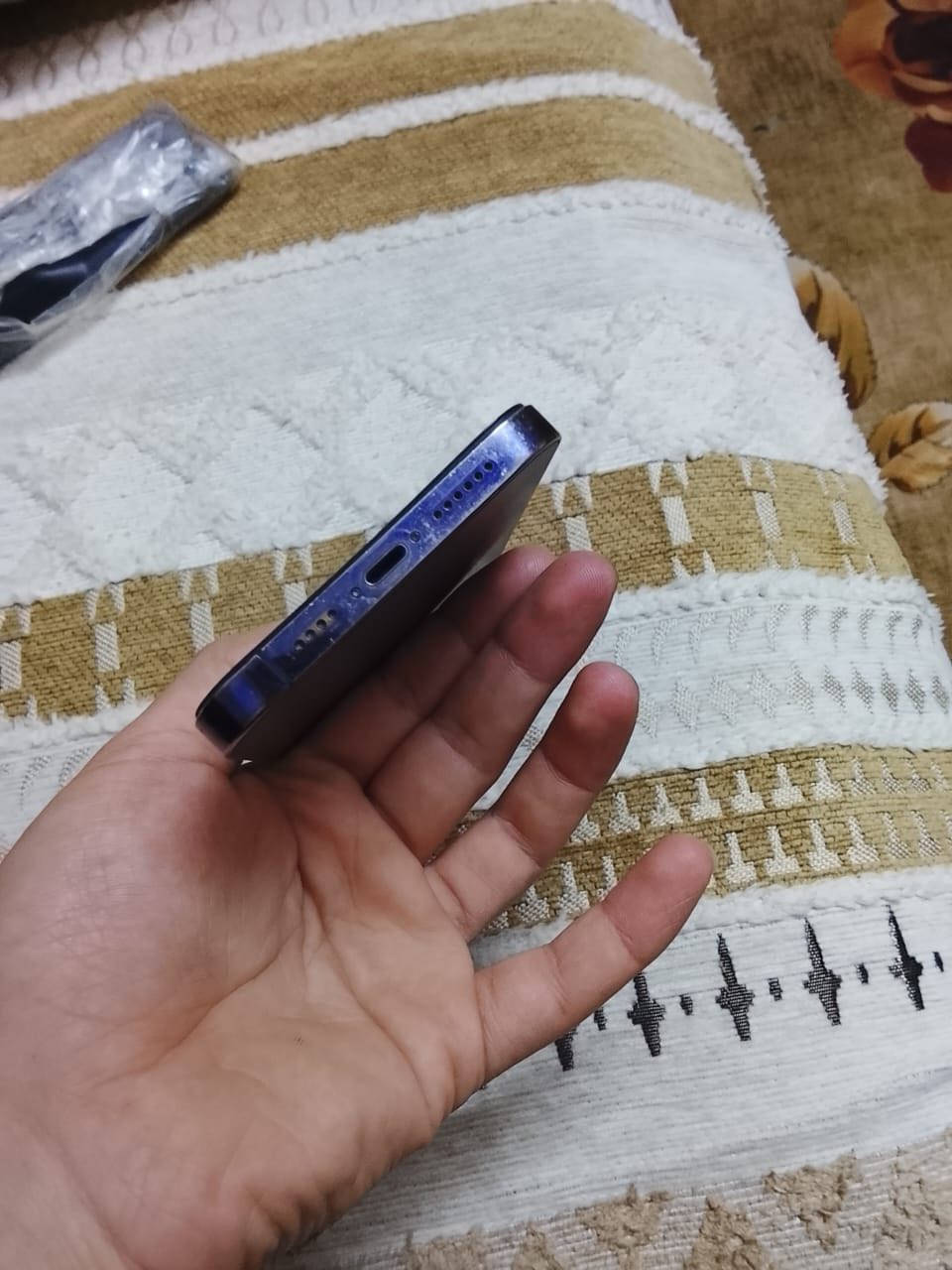 سلام عليكم آيفون 14 برو  ماكس مبدل شاشا وبطاريه سعر 550 بي مجال   مكاني حي اور بغداد ***********
