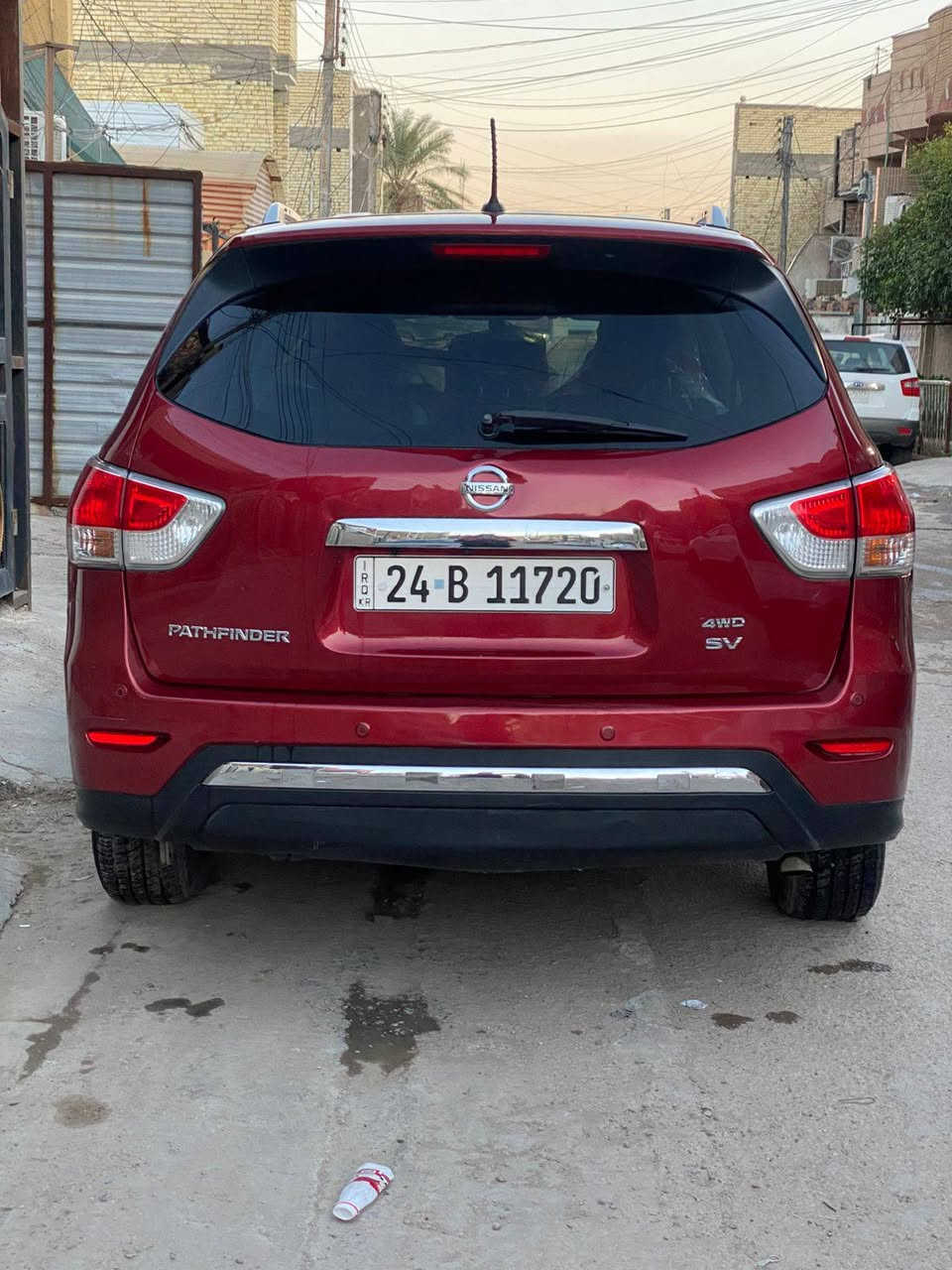 السلام عليكم
نيسان باثفندر 
موديل 2016 
مكينة 6 سلندر  3500 
السعر 120 $ وبيهة مجال قليل 
***********
*********** 
المكان بغداد حي اور
