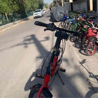 بايسكل ياباني يطبك حجم 20 لون احمر كامل كير ٦ نمر سعر ٩٠ ألف مكاني بغد...