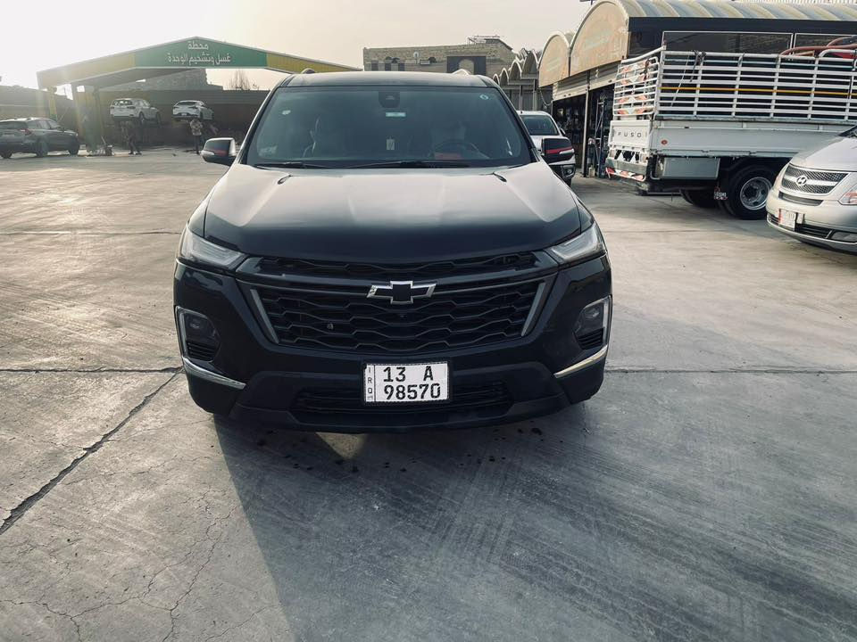 السلام عليكم  شوفرليت ترافرس٢٠٢٣  فول مواصفات واحد عله واحد كشن كهرباء صندوك كهرباءتدفئه تبريد كلششي مواصفات لتريده بيها سياره جديده وجاهزه صور حادث كدامك مبدل فقط بنيد وكل غراضه اصليه جاهزه على آخر حبايه ماتصرف عليها ربع مرقم ميسان شهداء ابو سنويه قريب عليه وعندي وكاله عامه لسياره ع أيدي انه مستورده  للعلم لسياره ما ضارب بيها إرباك مكاني العماره  السعر 278وبيها مجال للشراي رقمي ***********
