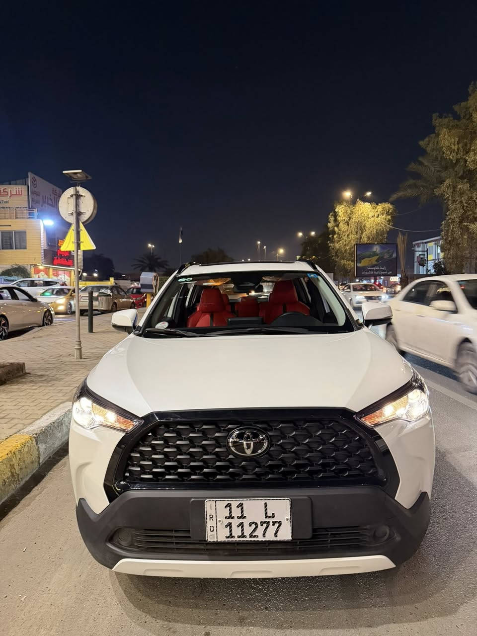 السلام عليكم
كورلا كروز للبيع 2025
ماشية 3000 رقم بغداد بأسمي 
السياره كفاله عامه من كلشي عدا طخة بسيطة بباب الصدر موضحة بالصورة 
مواصفاتها معروفة 
داخل جلد احمر
كشن كهرباء 
كاميرا 
رادار
تحديد مسار
بصمة
فتحة سقف
نظام الخروج عن المسار
بصمة ابواب
تبريد قطعتين
جام اوتو
اللايت اوتو
ماسحات اوتو
حساس اطارات
حساس مطر
مانع انزلاق
اوتو هولد
ev mode
3وضعيات قيادة
سايد بريك بصمة
شاشه بيها ابل كاربلي واندرويد اوتو
تبريد شاشة 
سياره جديدة 
***********
بغداد شارع فلسطين
