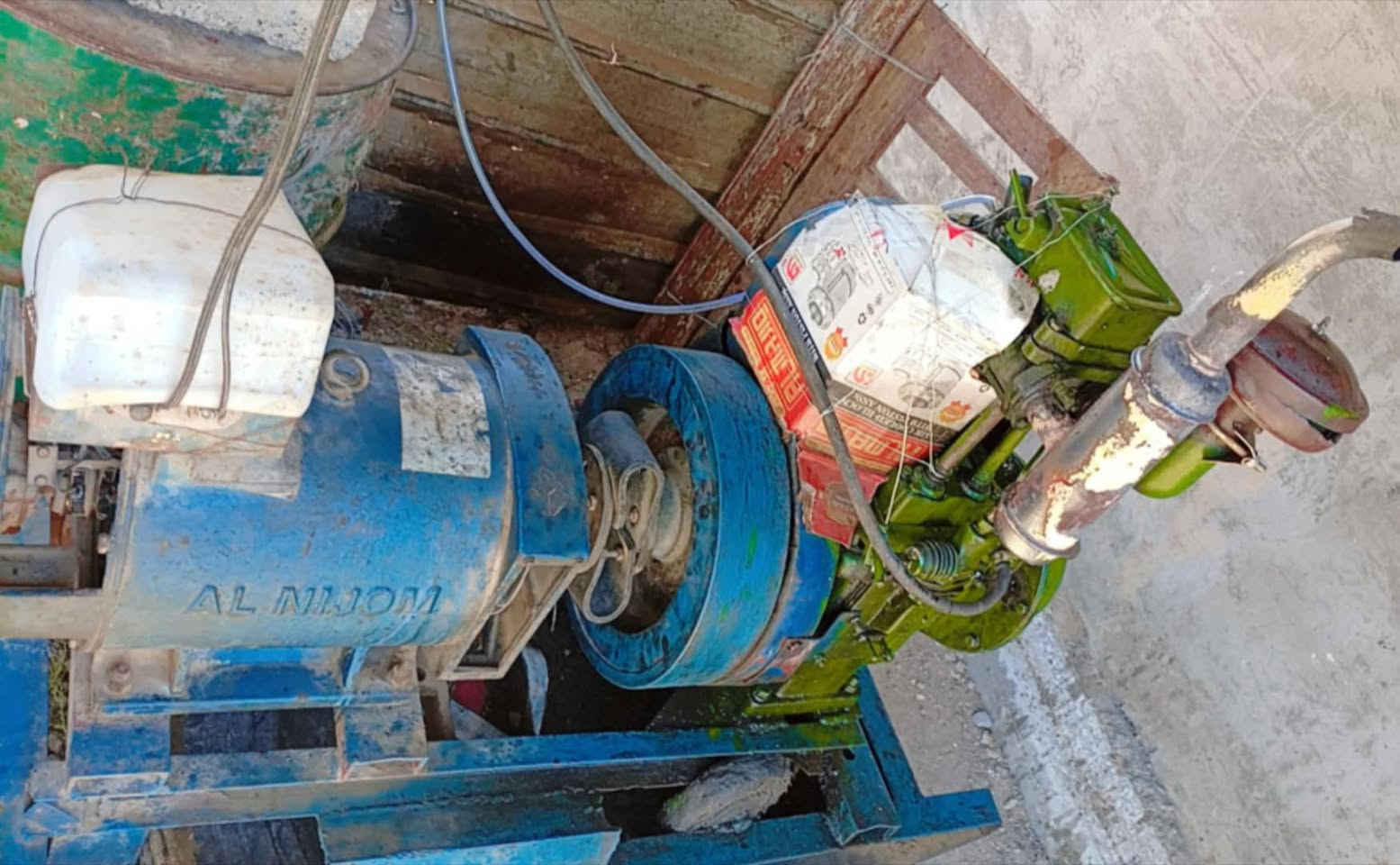 السلام عليكم مولد هندي نضيف تجفيت جديد وكهرباء فول للبيع السعر 550 اوبي مجال للشراي مكاني البصام منطقه @الحلابسه لاستفسار اتصل  ***********
