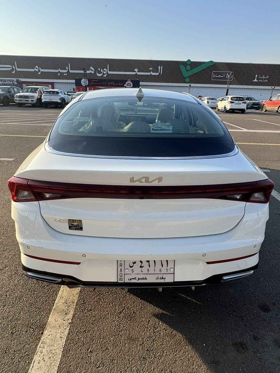 السلام عليكم
K5 اوبتما
موديل 2023 
كفالة عامة من الصبغ والبارد كير ومكينة 
ماشية 52000
بصمة تشغيل 
بصمة ابواب 
كشن كهرباء 
مكينة 2000 دوش 
السعر 205 $ وبيها مجال بسيط 
عنواني بغداد شهداء السيدية 
***********
