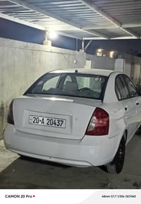 اكسنت موديل 2008 سياره خير من لله ما بيها شي مصبوغه حزام لغرض جماليه م...