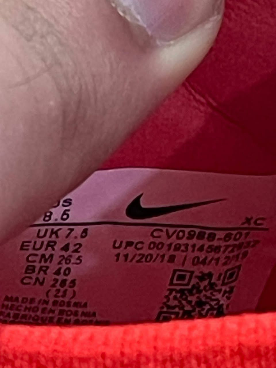 حذا نايك مال طوبه قياس 42 غير مستخدم السعر 30 مع توصيل


**إذا كنت صاحب هذا الإعلان وتريد حذفه لأي سبب، رجاءا أرسل رسالة إلى الدعم الفني**