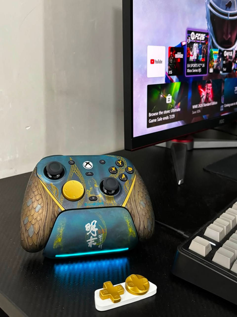 اكس بوكس سيريس اكس اصدار 23 من استخدامي الشخصي للكيمنك مع كنترولر GAMESIR G7PRO Wuchang افضل كنترولر للاكس بوكس ومع الكنترولر الأصلية مالته (مابيها درفت) مع كامل ملحقات الجهاز الأصلية وملحقات الكنترولر و كيم باس مجاني ينتهي 8/19 السعر 800الف دينار مكاني بغداد البلديات واتساب ***********
