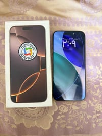 إيفون 16pro max الذاكرة 256 البطارية 98 ضمان ماستر نضيف جداً  السعر مل...