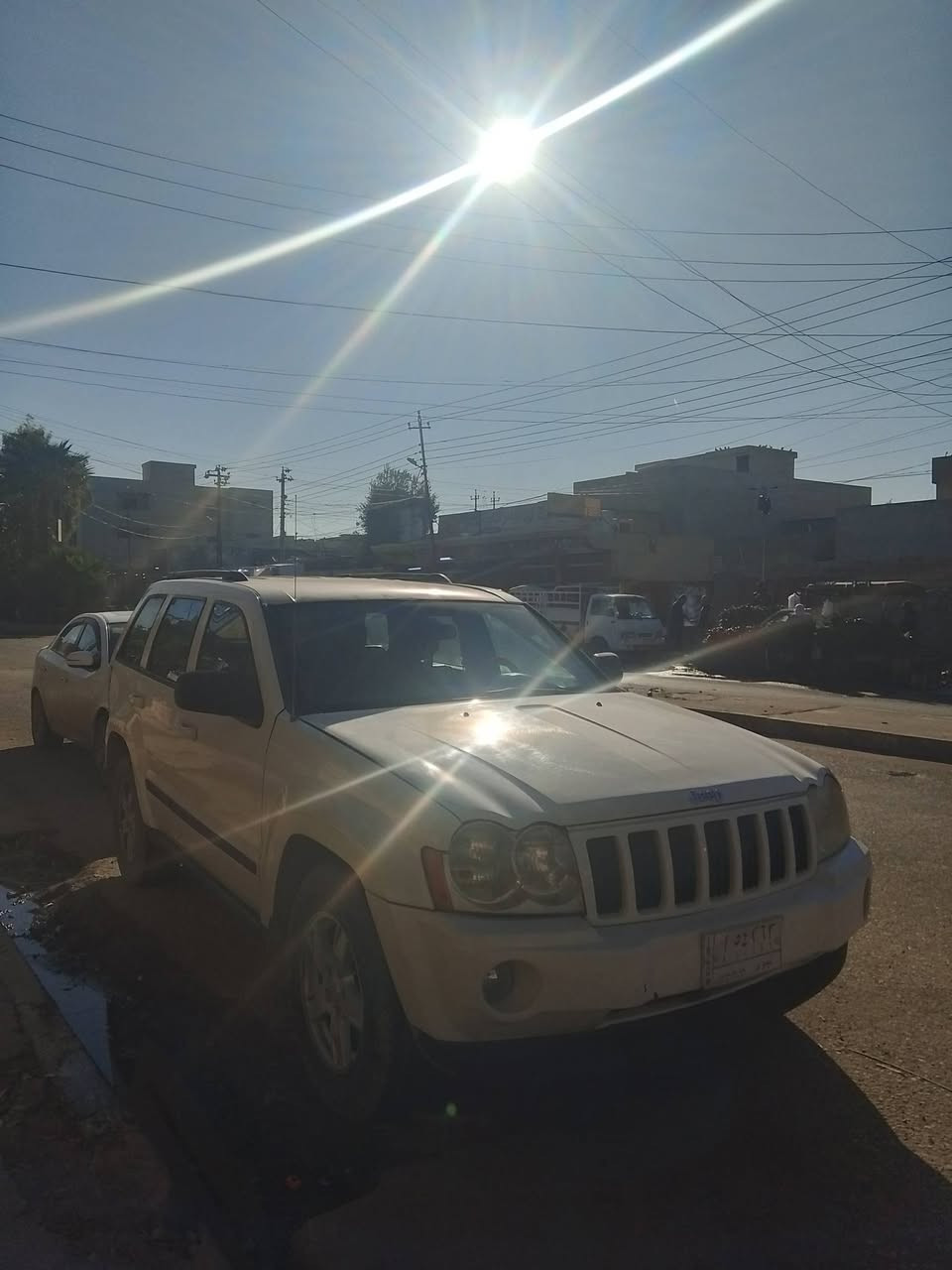 Jeep laredo 2007
رقم الماني بأسمي لون ابيض محرك 6 سلندر 3700 ،رقم نينوى بيها صبغ چاملغ اليمين والبنود فقط تبريد ثلج  تدفئة شغالة ،المحرك نفخ السعر 80 وبيها مجال
الاتصال واتساب او هاتف 
***********
