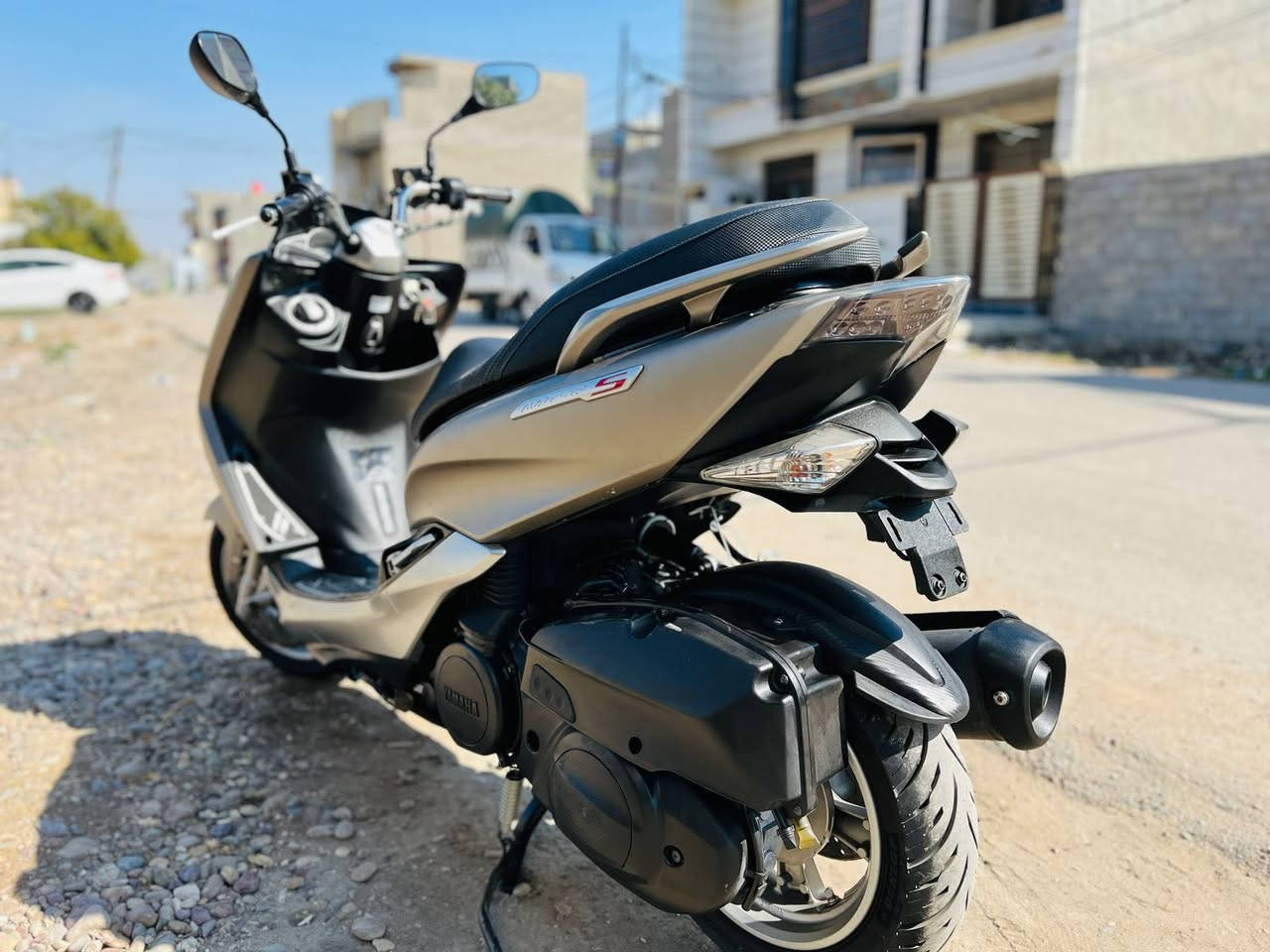 الســـلامے ؏ـــليـــكـــمے ماجستا اس دراجة نضيفة كلش مصارلي هواية من اخذتها من الرنبة و محتاج و اريد ابيع الشراي يتصل 12$ ونص و بيها مجال ***********
