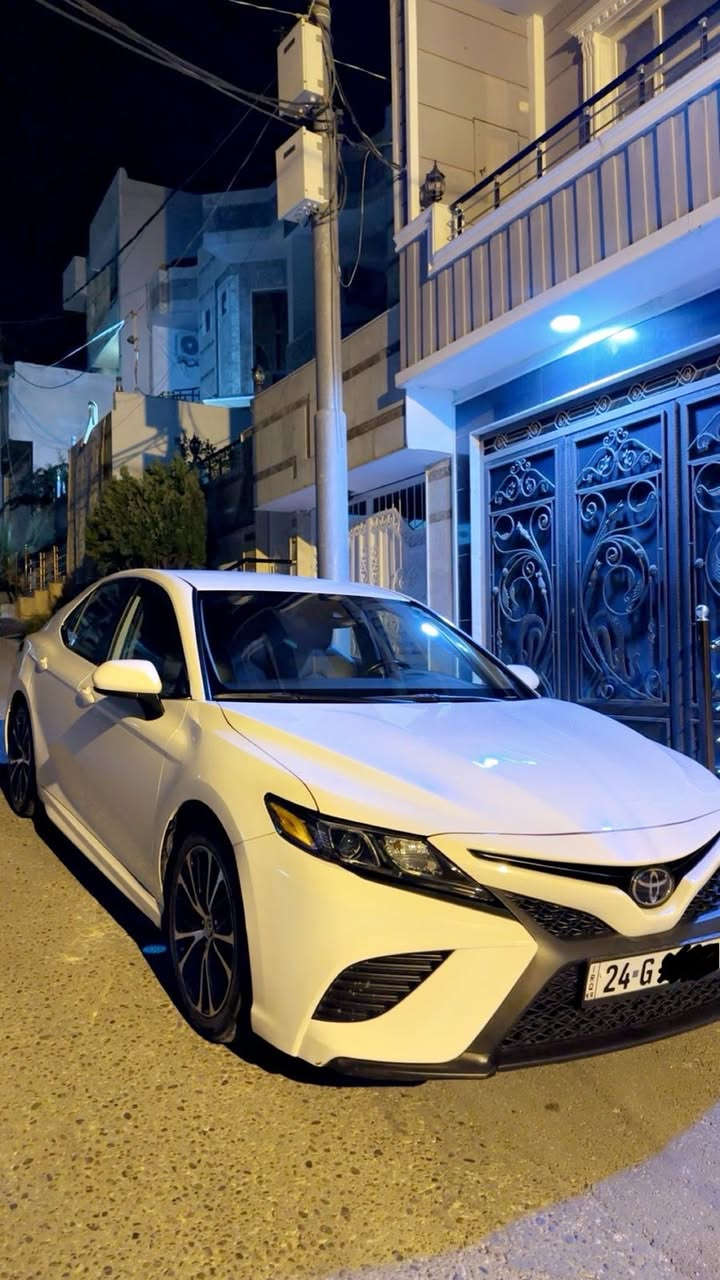 تويوتا كامري …موديلSE 2020، مكفولة من الشواصي ،كير& محرك بشرط، ماشيه  58 الف مايل،صبغ جملوغ جهة السيق والجملوغ الخلف من جهة السايق، السيارة في دهوك ومرقم باسمي.. السعر 185$ مع مجال قليل…***********…
