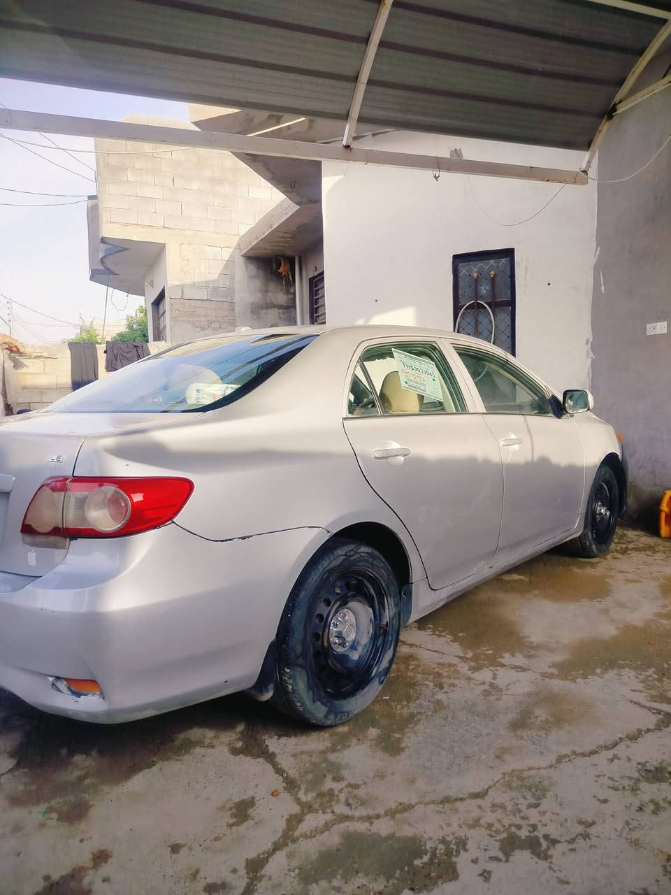 كورلا 2009 وارد امريكي 
ضرر جامرلغ صفه سايق  وبنيد من امريكه 
برغي ماكو نقص بيه جاهزه تخم تاير جديد تبريد كله شغال 
مال جناي سياره بسمي رقم بغداد تحويل ثاني يوم 
رقم الهاتف *********** 
سعر 115 وبيه مجال للطيبين 
مكاني ديالى دلعباس
