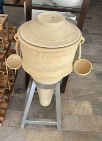 متاح أنواع الأواني الفخارية حب ماء مع قاعدة  (18) ألف دينار ترمز ماء ف...